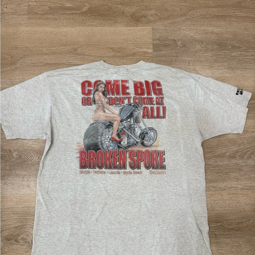 The Original Broken Spoke Saloon T-Shirt 2XL Motorcycle USA - Picture 1 of 6
